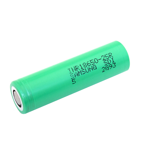 Аккумулятор 25R 18650 (зеленый) Литиевый аккумулятор Samsung 25R 18650 20А 2500 мАч